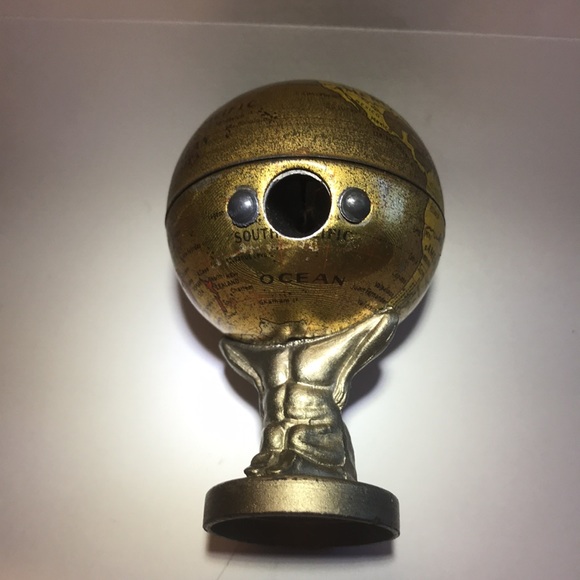 Antique Atlas World Globe Pencil Sharpener Germany - Picture 2 of 13